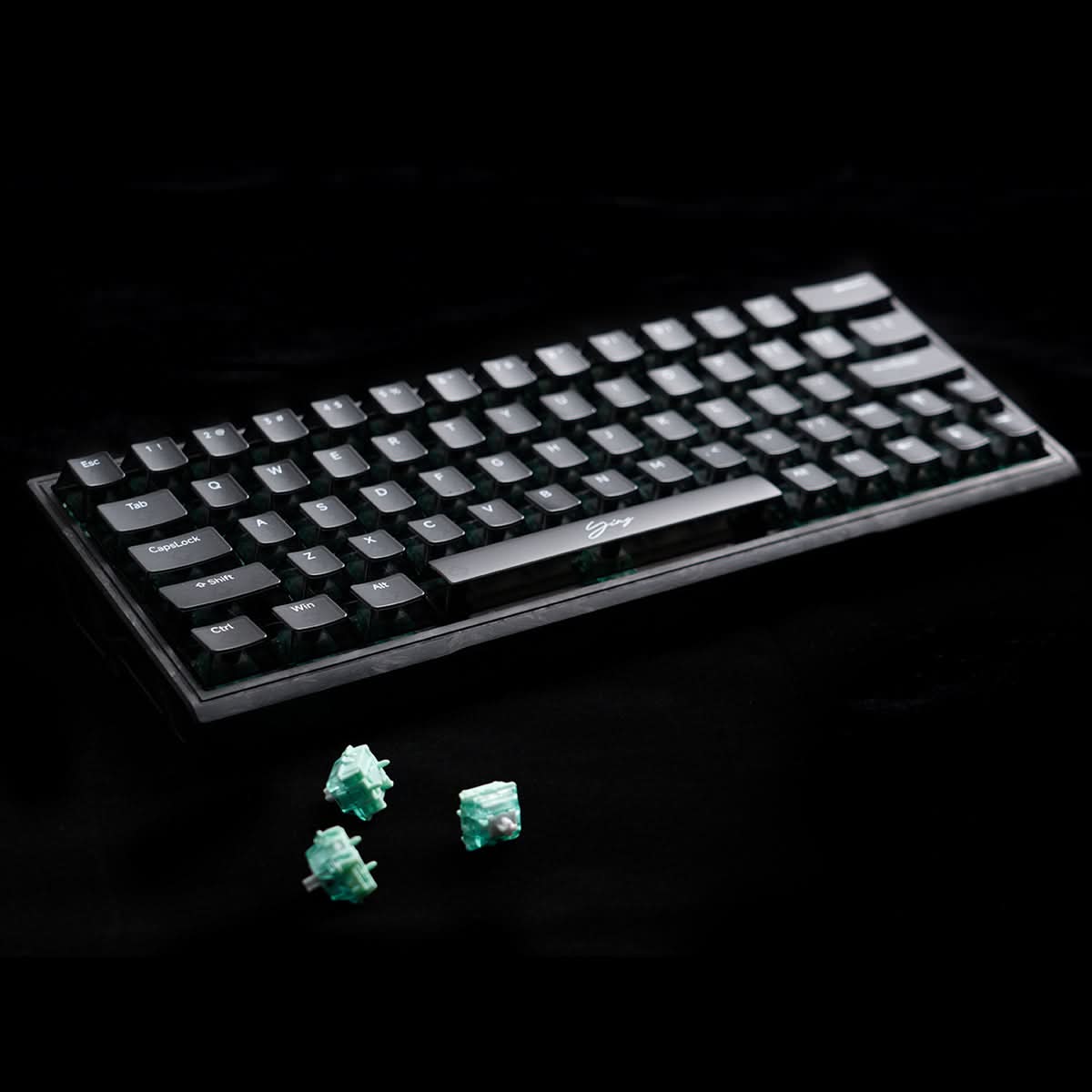 WLMouse YING63 Forged Carbon Fiber Keyboard