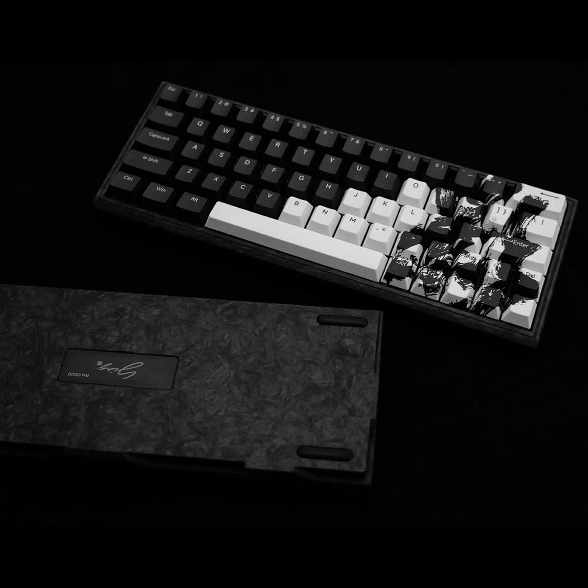 WLMouse YING63 Forged Carbon Fiber Keyboard
