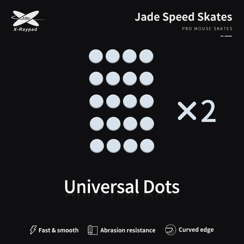 X-Raypad Jade DIY Mouse Skates – Universal 0.8mm PTFE Dots