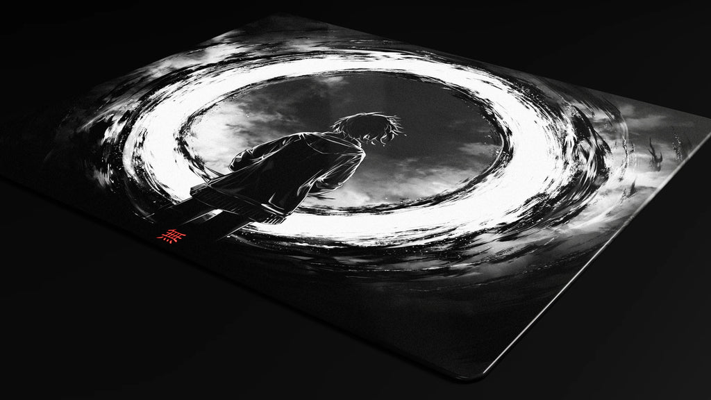 Singularity Glass Mousepad by Tekkusai