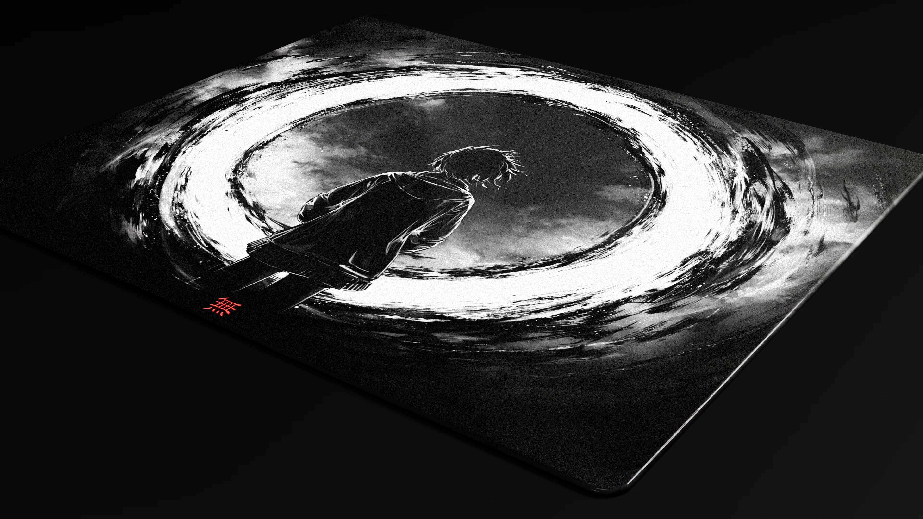 Singularity Glass Mousepad by Tekkusai