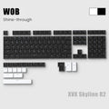 XVX Skyline R2 - Low Profile PBT Double-Shot Keycap Set