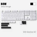 XVX Skyline R2 - Low Profile PBT Double-Shot Keycap Set
