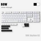 XVX Skyline R2 - Low Profile PBT Double-Shot Keycap Set