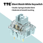 [Pre-Order] TTC Silent Bluish White Switch-Tactile Style