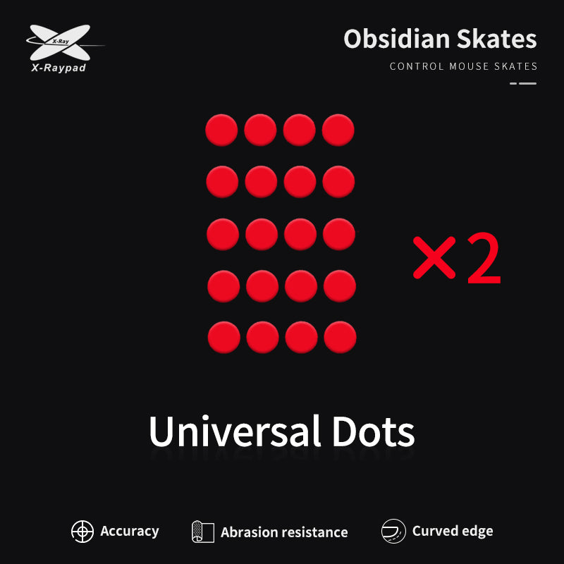 X-Raypad Obsidian DIY Mouse Skates – Universal Dots
