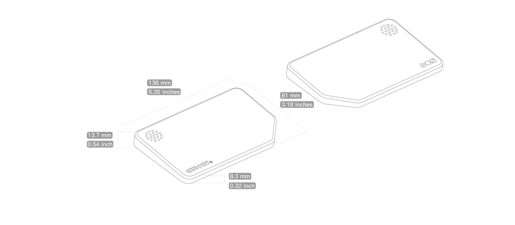 NuPhy Wrist Rest for Node Series Low-Profile